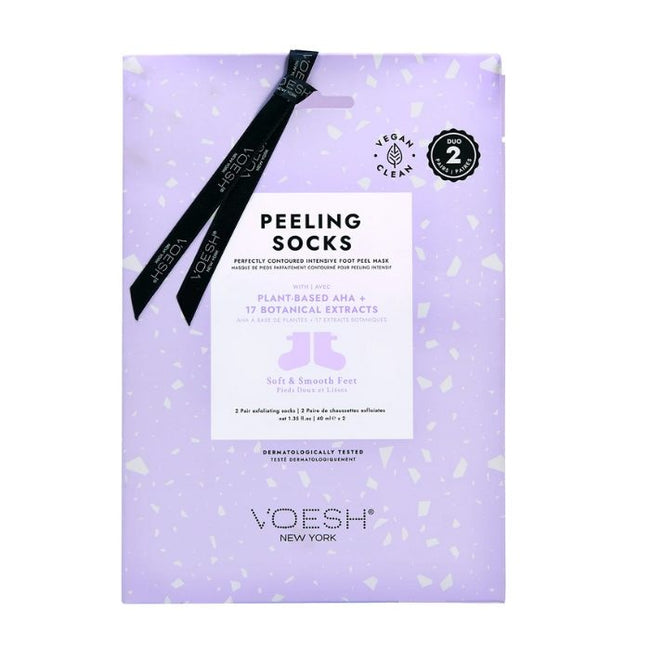 VOESH Peeling Socks skarpetki złuszczające z ekstraktem z lawendy 2 pary