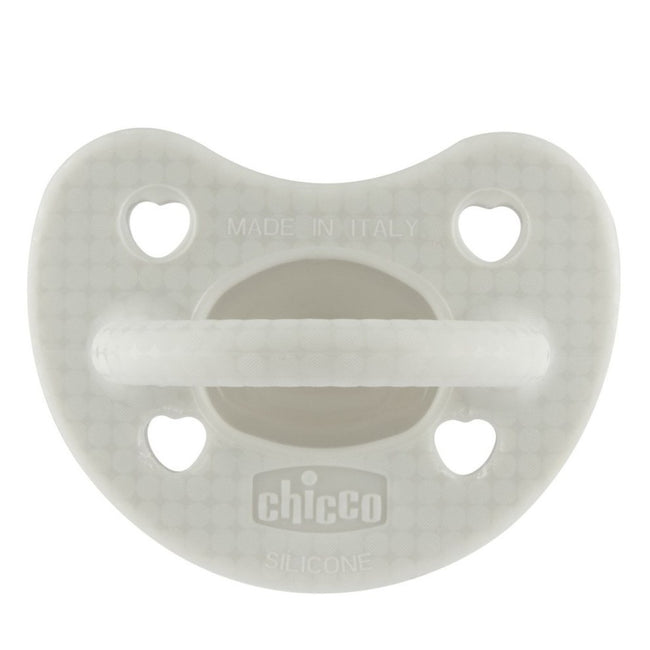 Chicco PhysioForma Luxe smoczek silikonowy uspokajający 2-6m Szary