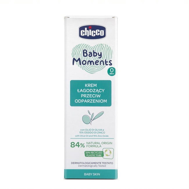 Chicco Baby Moments krem łagodzący przeciw odparzeniom 0m+ 100ml