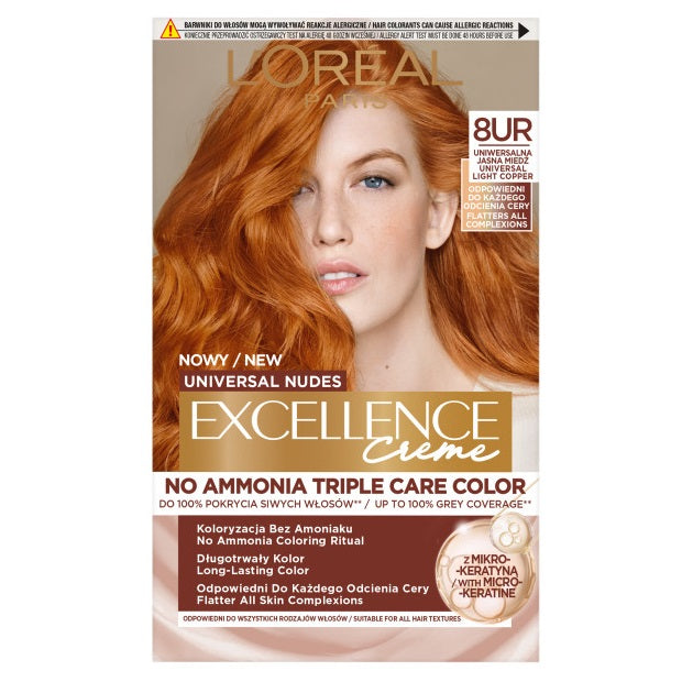 L'Oreal Paris Universal Nudes Excellence Creme pielęgnacyjny krem koloryzujący