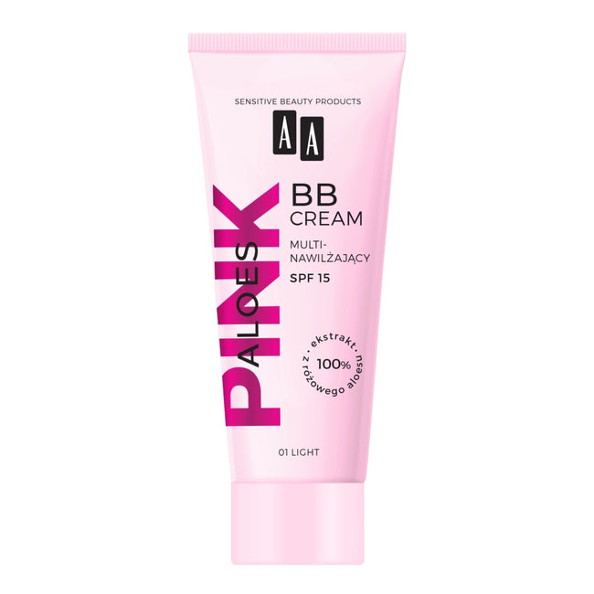 AA Aloes Pink multinawilżający krem BB 30ml