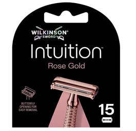 Wilkinson Intuition Rose Gold potrójnie powlekane ostrza 15szt.