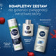 Nivea Men Sensitive Skin zestaw żel pod prysznic 3w1 250ml + łagodzący balsam po goleniu 100ml + łagodząca pianka do golenia 200ml