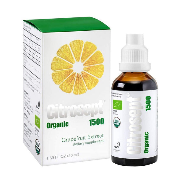 Citrosept Organic 1500 ekstrakt z grejpfruta suplement diety w kroplach 50ml