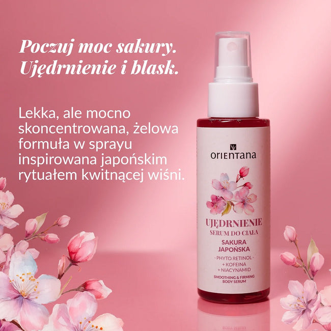 ORIENTANA Ujędrniające serum do ciała Sakura Japońska 100ml