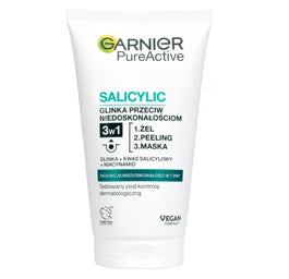 Garnier Czysta Skóra 3 w 1 żel myjący peeling maseczka 150ml