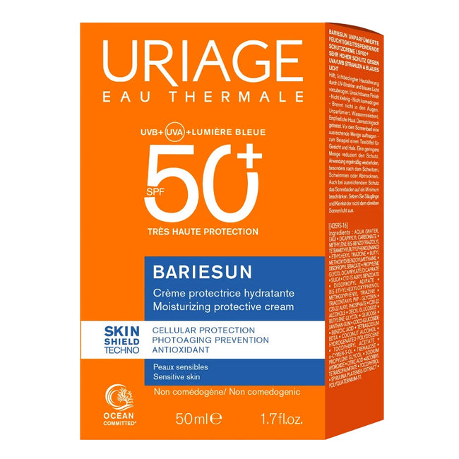 URIAGE Bariesun nawilżający krem do cery wrażliwej SPF50+ 50ml