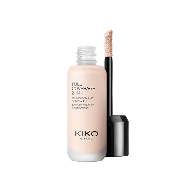 KIKO Milano Full Coverage 2-In-1 Foundation & Concealer mocno kryjący podkład i korektor 2 w 1