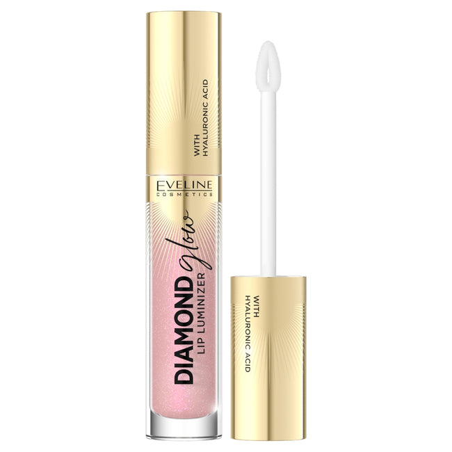 Eveline Cosmetics Diamond Glow Lip Luminizer błyszczyk do ust z kwasem hialuronowym
