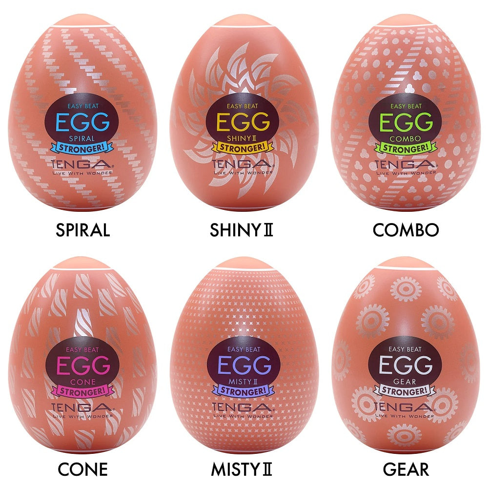 TENGA Easy Beat Egg Hard Boiled Package II zestaw 6