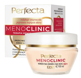 Perfecta Menoclinic ujędrniający krem do twarzy przeciwzmarszczkowy 50+ na dzień i na noc 50ml