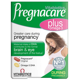 Vitabiotics Pregnacare Plus Omega-3 suplement diety dla kobiet w ciąży 56 tabletek/kapsułek