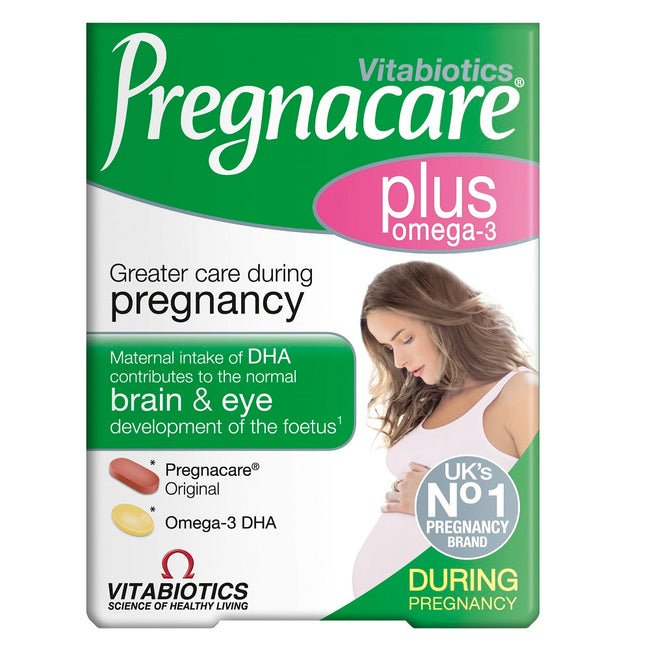 Vitabiotics Pregnacare Plus Omega-3 suplement diety dla kobiet w ciąży 56 tabletek/kapsułek