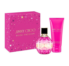 Jimmy Choo Rose Passion zestaw woda perfumowana spray 60ml + balsam do ciała 100ml