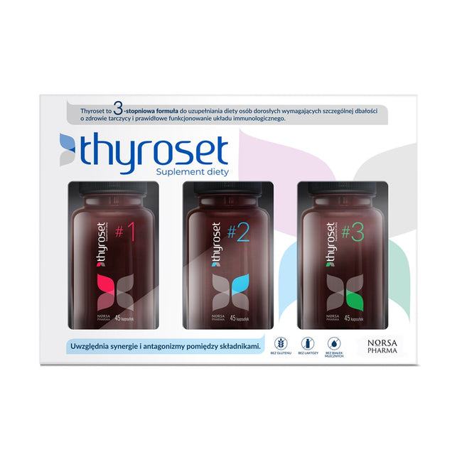Norsa Pharma Thyroset suplement diety 3x45 kapsułek