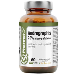 Pharmovit Andrographis 20% andrografolidów suplement diety 60 kapsułek