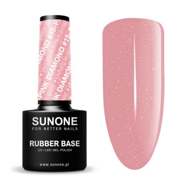 Sunone Rubber Base baza kauczukowa Pink Diamond #15 5g