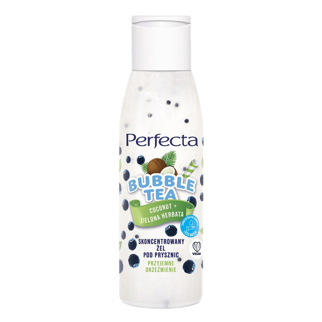 Perfecta Bubble Tea skoncentrowany żel pod prysznic Coconut + Zielona Herbata 100ml