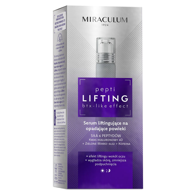 Miraculum Pepti Lifting serum liftingujące na opadające powieki 20ml