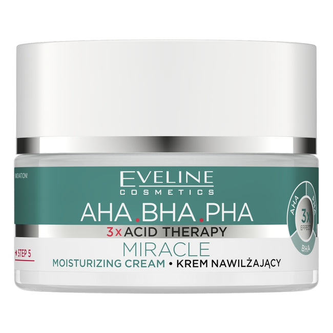 Eveline Cosmetics 3 x Acid Therapy krem nawilżający 50ml