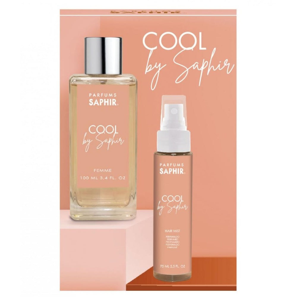 parfums saphir cool de saphir pour femme woda perfumowana 100 ml   zestaw