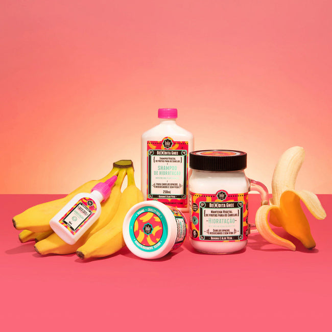Lola Cosmetics Be(M)dita Ghee nawilżający szampon do włosów z bananem i aloesem 250ml