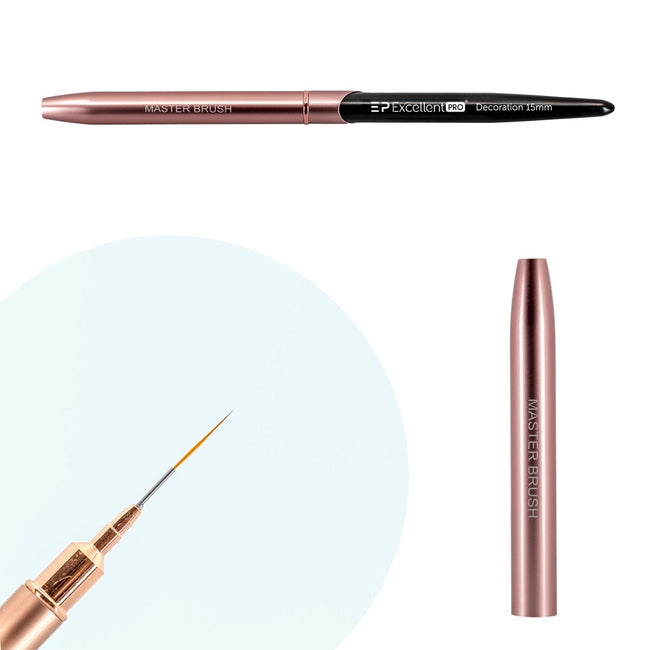 Excellent PRO Master Brush pędzelek do zdobień 15mm Pink & Black