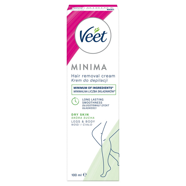 Veet Minima krem do depilacji ciała skóra sucha 100ml