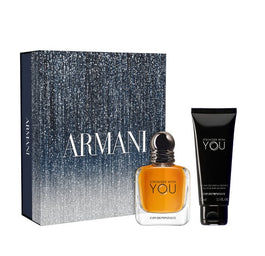 Giorgio Armani Stronger With You zestaw woda toaletowa spray 50ml + żel pod prysznic 75ml