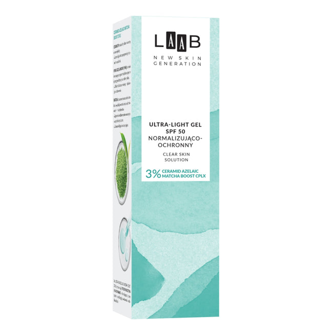 AA Laab Clear Skin Solution ultralekki żel SPF50 normalizująco-ochronny 40ml