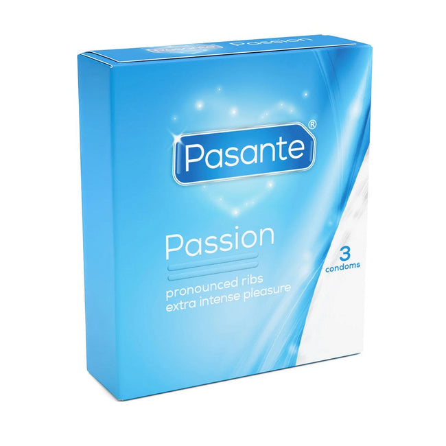 Pasante Passion prezerwatywy prążkowane 3szt
