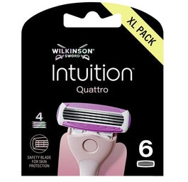 Wilkinson Intuition Quattro wkład z 4 ostrzami 6szt