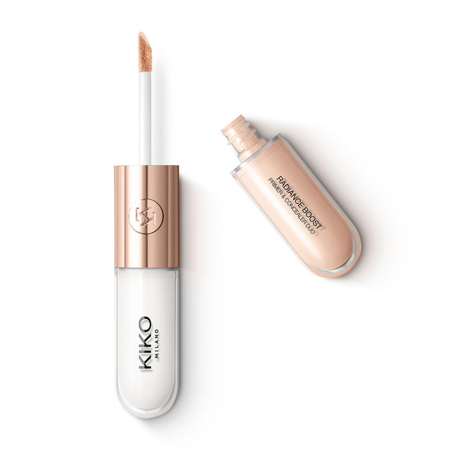 KIKO Milano Radiance Boost Primer & Concealer Duo primer i korektor pod oczy dwa w jednym