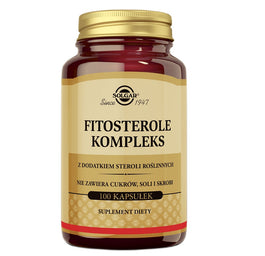 Solgar Fitosterole Kompleks suplement diety 100 kapsułek