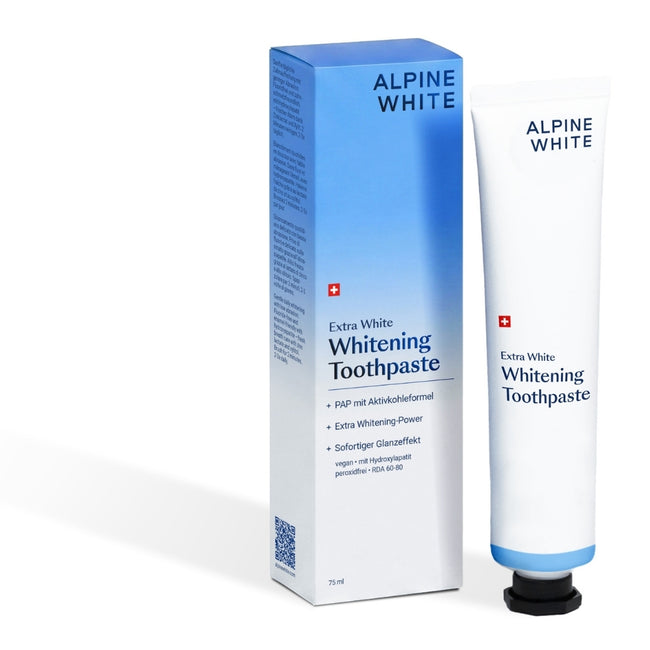 Alpine White Whitening Toothpaste Extra White wybielająca pasta do zębów usuwająca przebarwienia 75ml