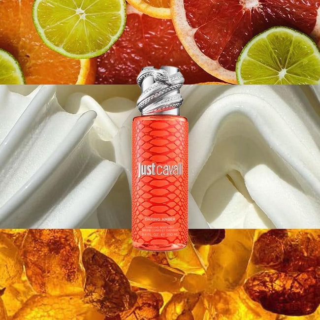 Roberto Cavalli Just Cavalli Daring Amber mgiełka do włosów i ciała 250ml
