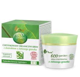 Ava Laboratorium Eco Garden certyfikowany organiczny krem z ekstraktem z zielonego groszku 50+ 50ml