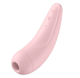 Satisfyer Curvy 2+ bezdotykowy stymulator ssąco-wibrujący Pink