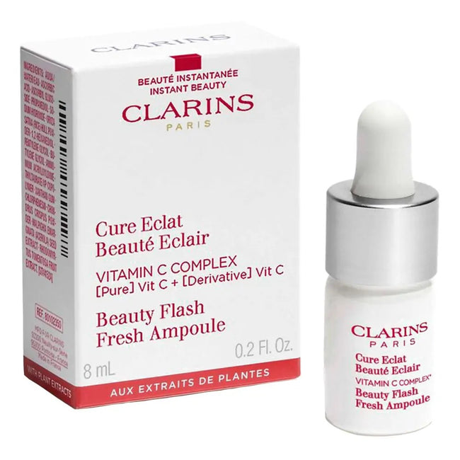 Clarins Beauty Flash rozświetlająca ampułka do twarzy 8ml