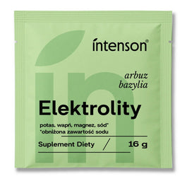 Intenson Elektrolity z obniżoną zawartością sodu suplement diety 16g