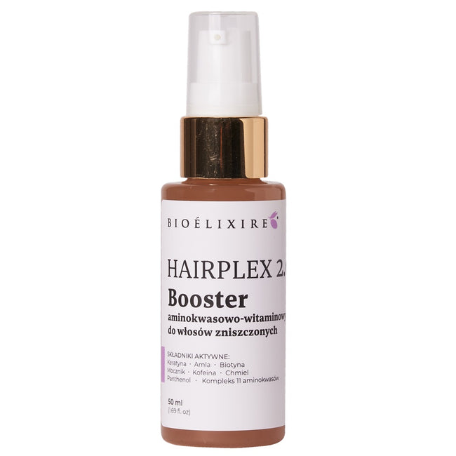 BIOELIXIRE Hairplex 2.0 booster aminokwasowo-witaminowy do włosów zniszczonych 50ml