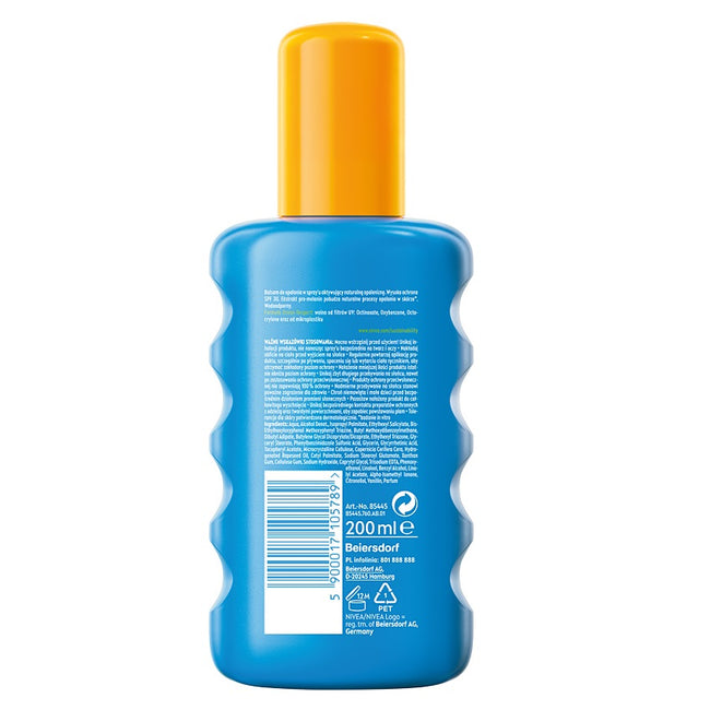 Nivea Sun Protect & Bronze balsam w sprayu aktywujący naturalną opaleniznę SPF30 200ml