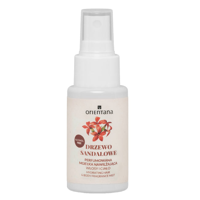 ORIENTANA Perfumowana mgiełka nawilżająca do ciała i włosów Drzewo Sandałowe 50ml