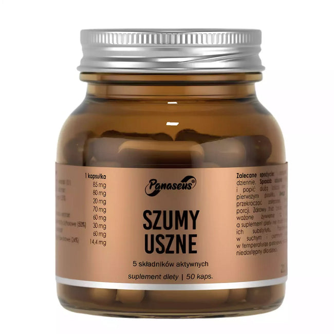 Panaseus Szumy Uszne suplement diety 50 kapsułek
