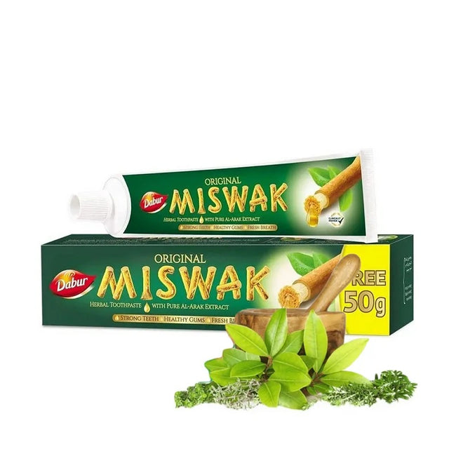 Dabur Miswak Herbal Toothpaste ziołowa pasta do zębów z wyciągiem z Miswak 170g