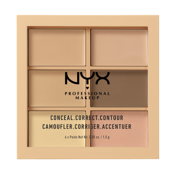 NYX Professional MakeUp Conceal Correct & Contour Palette paleta korektorów do twarzy