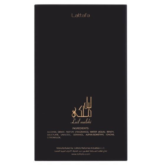 Lattafa Lail Maleki woda perfumowana spray 100ml