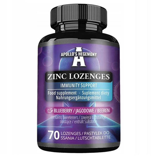 Apollo's Hegemony Zinc Lozenges suplement diety 70 pastylek do ssania