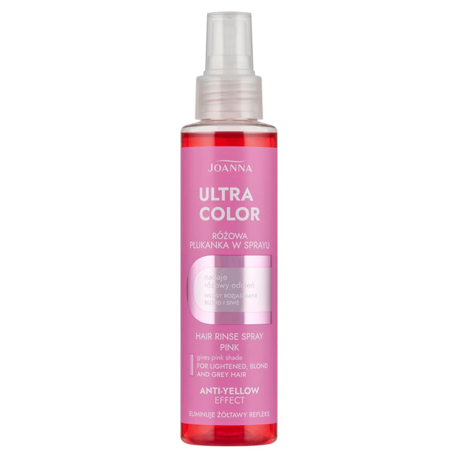 Joanna Ultra Color płukanka w sprayu różowa 150ml