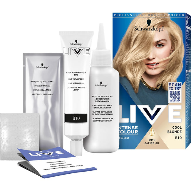 Schwarzkopf Live Intense Colour farba do włosów B10 Cool Blonde